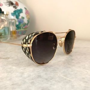 Krewe Orleans Blinker 24k titanium sunglasses